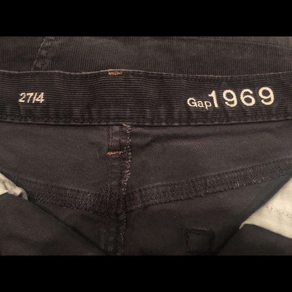 ☑️ GAP dark grey corduroy skirt, size 27/4 - Picture 3 of 5
